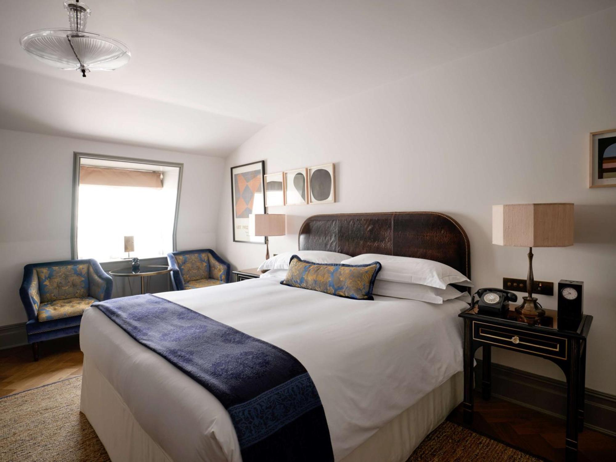 Nomad London Otel Dış mekan fotoğraf A bedroom at the hotel